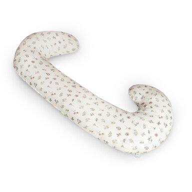 CebaBaby maitinimo pagalvė dżersej duo balta gėlės W-885-000-829 CebaBaby maitinimo pagalvė dżersej duo balta gėlės W-885-000-829