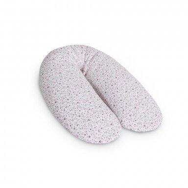 CebaBaby maitinimo pagalvė dżersej multi, lapeliai mėlyni rožiniai, W-741-000-745 CebaBaby maitinimo pagalvė dżersej multi, lapeliai mėlyni rožiniai, W-741-000-745