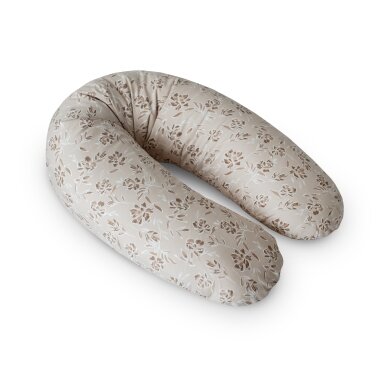 CebaBaby maitinimo pagalvė dżersej multi ruda gėlės W-880-000-828 CebaBaby maitinimo pagalvė dżersej multi ruda gėlės W-880-000-828
