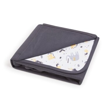 CebaBaby pledas Jersey 90x100, drambliukas, tamsiai pilkas CebaBaby pledas Jersey 90x100, drambliukas, tamsiai pilkas