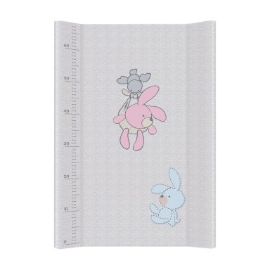 CebaBaby vystymo lenta Comfort, zuikiai, pilka trumpa, kieta 70 cm CebaBaby vystymo lenta Comfort, zuikiai, pilka trumpa, kieta 70 cm