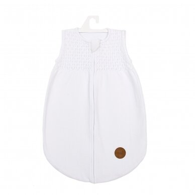 CebaBaby knitted sleeping bag white
