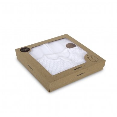 CebaBaby knitted sleeping bag white 2