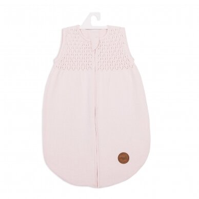 CebaBaby knitted sleeping bag pink