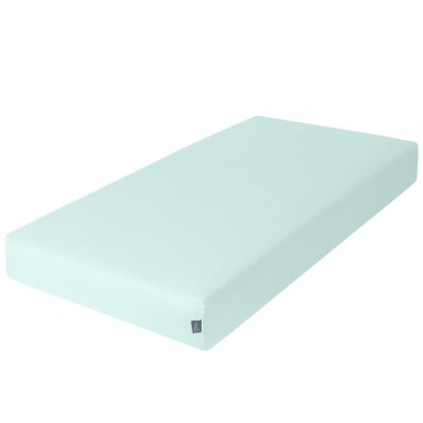 Paklodė su guma jersey, 120x60, mėtinė Paklodė su guma jersey, 120x60, mėtinė