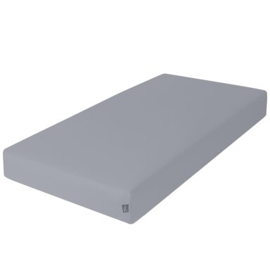 Paklodė su guma jersey, 120x60, tamsiai pilka Paklodė su guma jersey, 120x60, tamsiai pilka