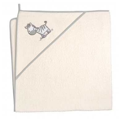 Bath towel (100x100) Zebra beige