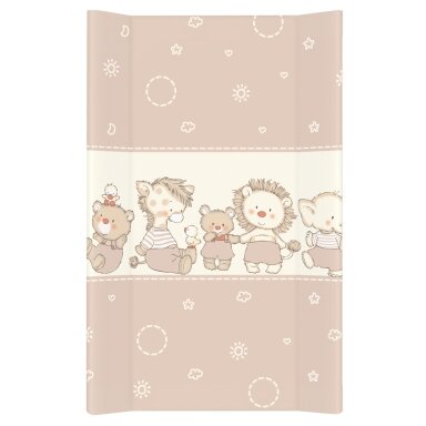 Vystymo lenta CebaBaby kieta, 80 cm, ančiukai, ruda Vystymo lenta CebaBaby kieta, 80 cm, ančiukai, ruda